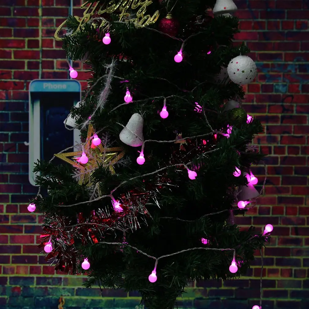 4 м 40 светодиодных вишневых шариков | Лампы и освещение