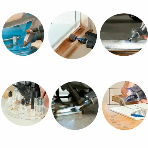 

Yonntech 6 Speed Electric Drill Engraving Pen 79 pcs Accessories Dremel Rotary Grinder Cutter