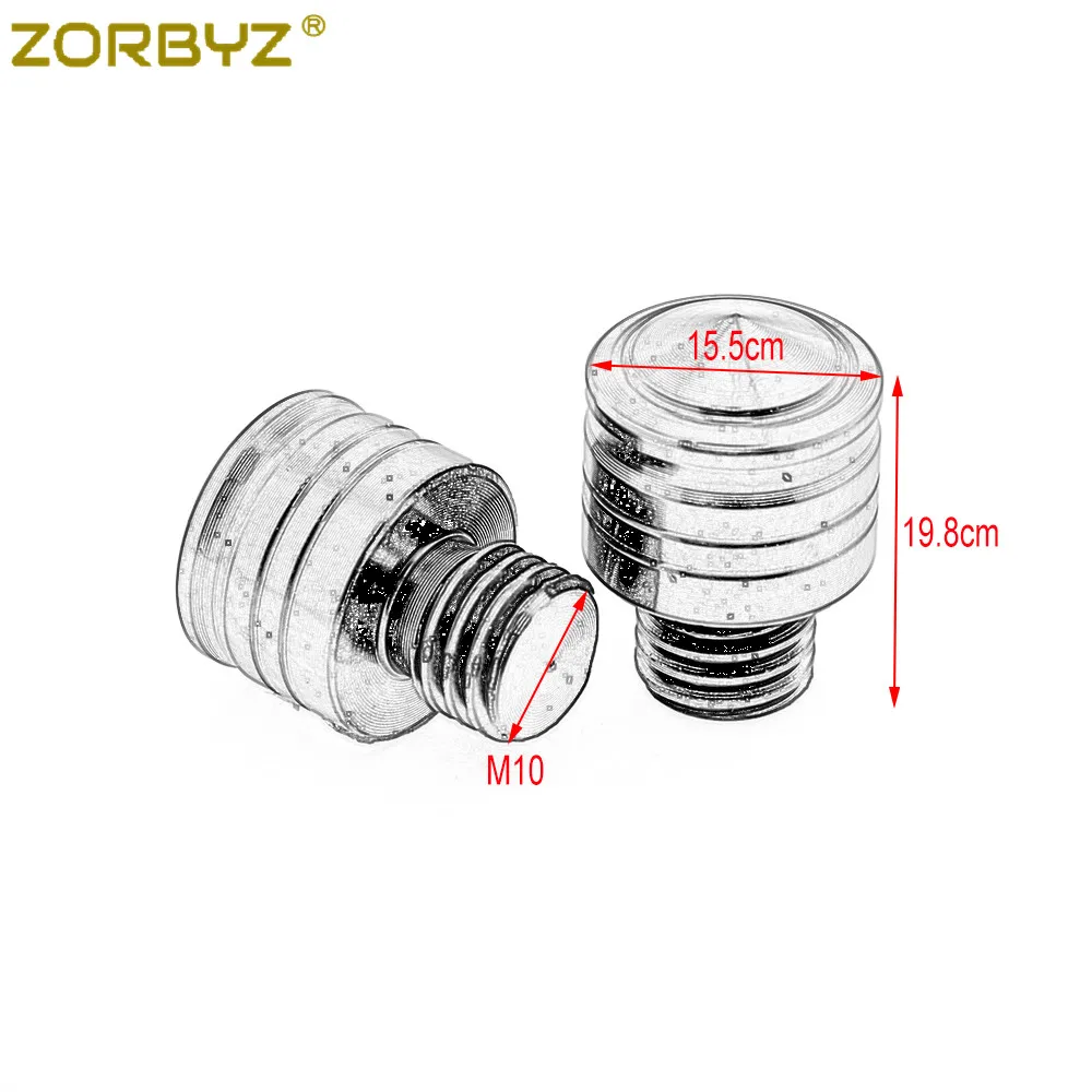 ZORBYZ мотоциклетные черные M10 * 1 5 заглушка для зеркального отверстия винты крышки