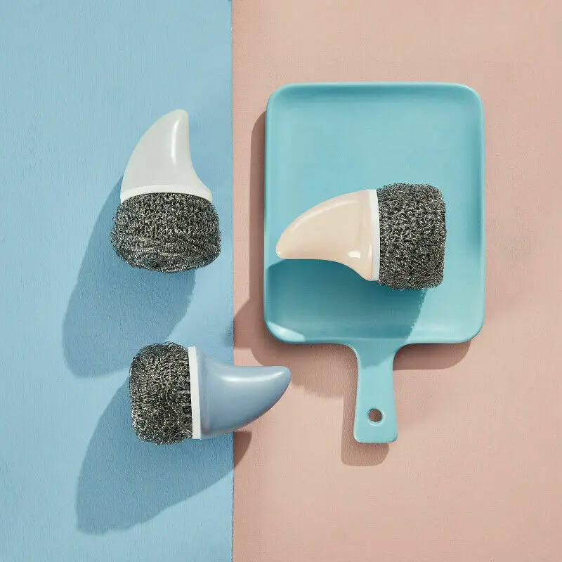 Чистящая Щетка из стальной шерсти с ручкой Шариковая щетка нержавеющей стали