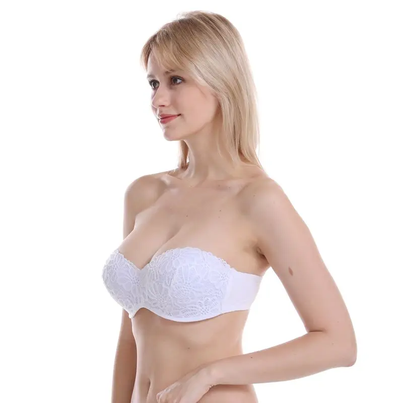Beauwear женский силиконовый регулируемый бюстгальтер с бретельками, кружевной бюстгальтер, полный охват размера плюс, нижнее белье на косточках