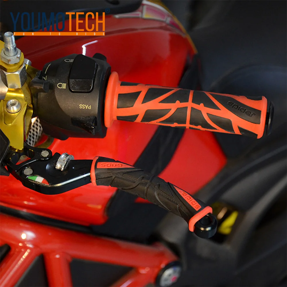 7/8&quot 22mm Soft Rubber Handlebar Handgrips Hand Grips for MX YCF CRF Dirt Pit Bike ATV Quad Buggy Go Kart Scooter Motorcycle |