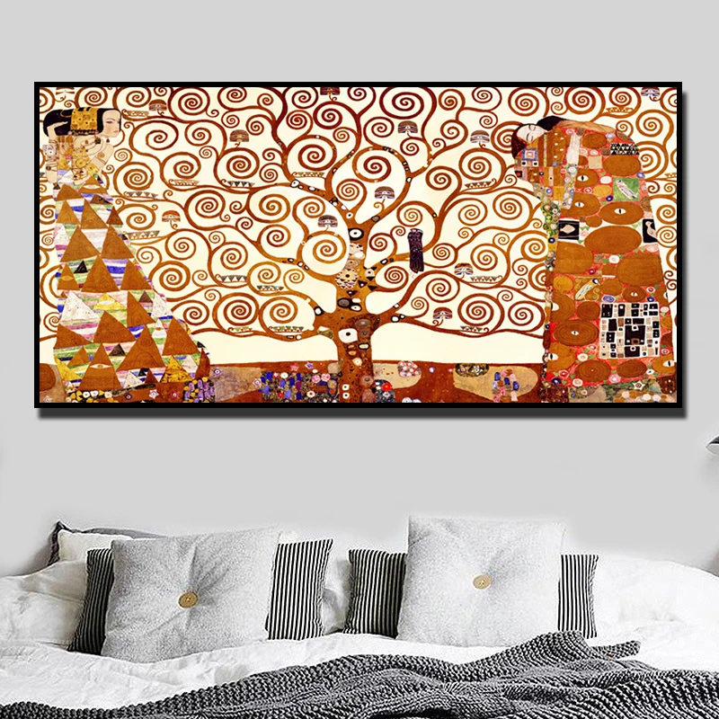 Современное настенное искусство Древо жизни Густава Климта настенные картины
