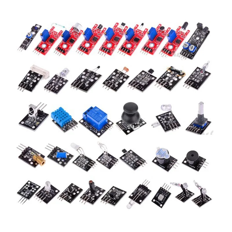 Комплект датчиков 37 в 1 для arduino Sensor s стартовый набор модулей UNO R3 MEGA2560 Raspberry Pi 4 |
