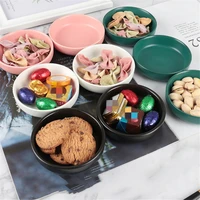 nordic ceramic small sauce dish kitchen snack plates dessert plate nut fruit plate cheese plates home tableware