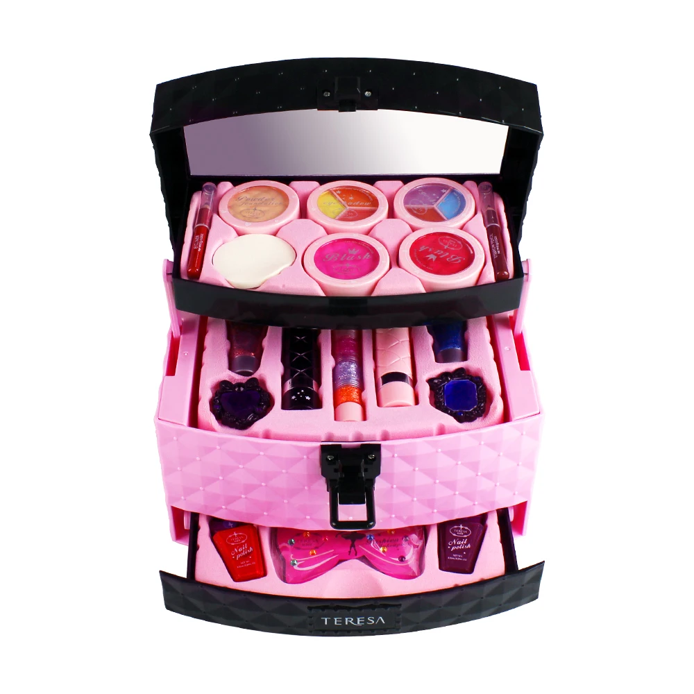 Девочка Макияж игрушки девочка делая вид маленькая принцесса набор коробка