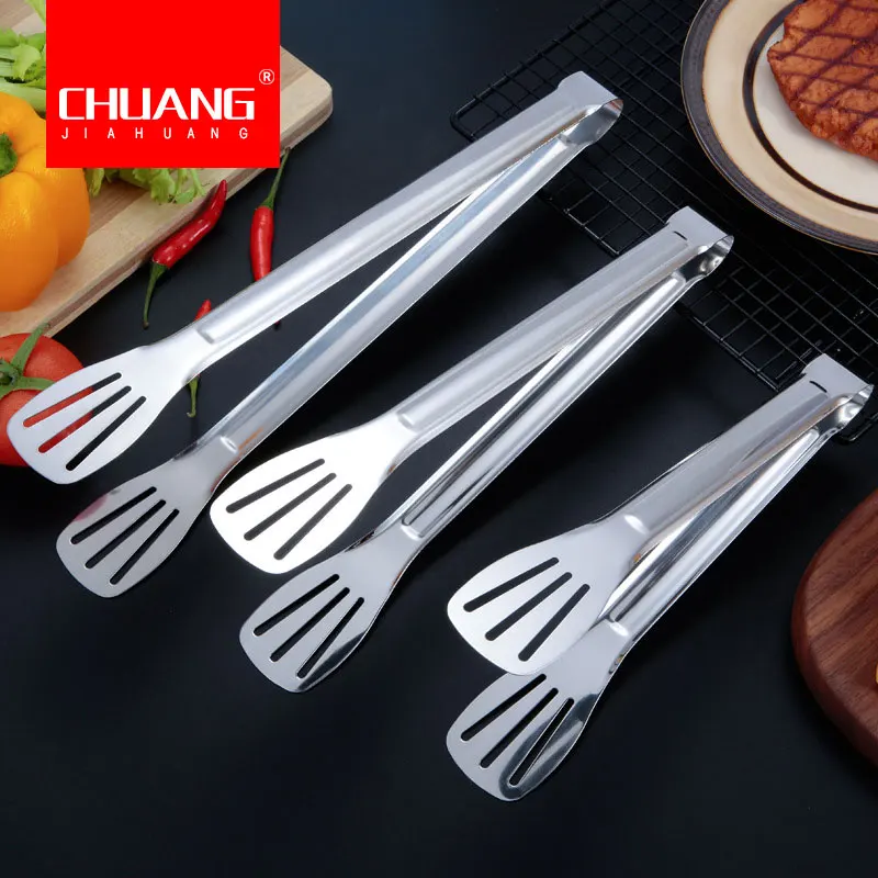 1 шт. 3 размера щипцы для пищи из нержавеющей стали кухонные посуда приготовления