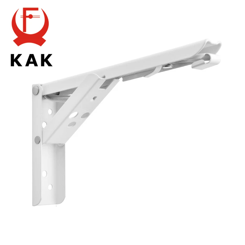 Складной Треугольный Кронштейн KAK, настенная опора для настольной полки, поддержка скрытый столик, мебельная фурнитура для кухни - изображение