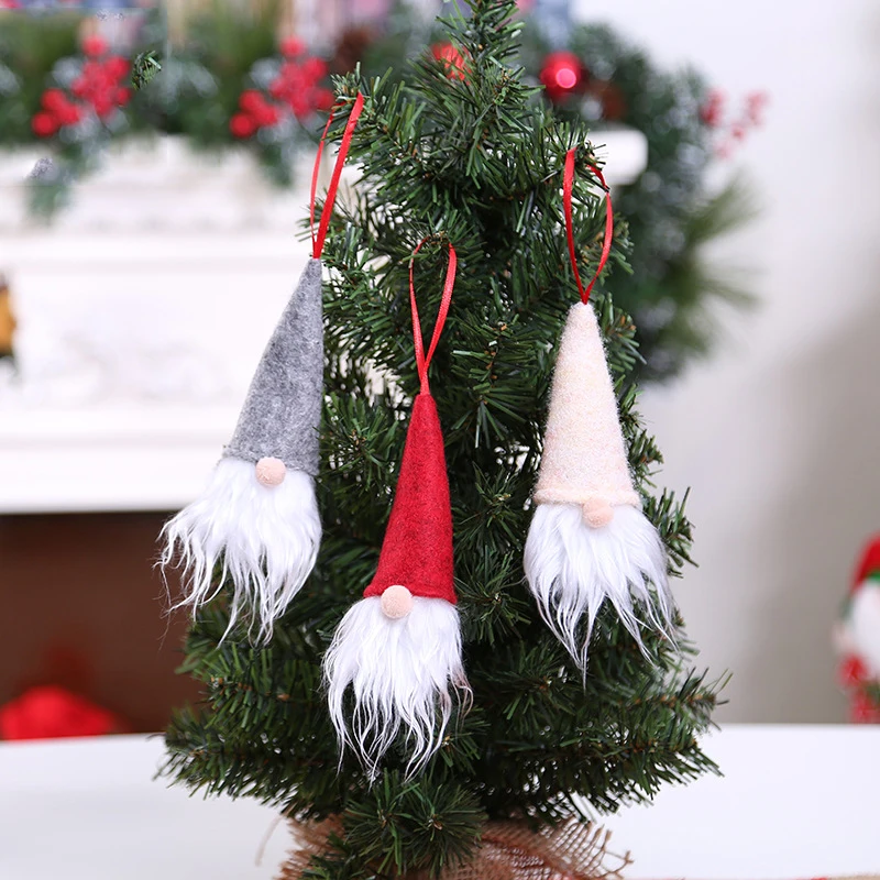 Mini Christmas Hat Design Wine Bottle Lid Santa Claus Elk Dust Cover Merry Xmas Dinner Decor DIY Home Party Supplies | Дом и сад