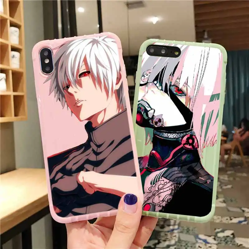Tokyo Ghoul Kaneki Ken чемодан на колесиках текстура чехол для телефона IPhone 11 Pro Max X XS MAX 8 7 6S