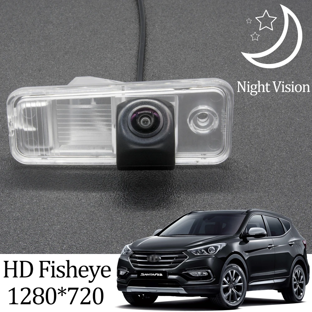 Owtosin HD 1280*720 рыбий глаз камера заднего вида для Hyundai Santa Fe DM 2012 2013 2014 2015 2016