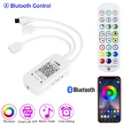 Инфракрасный или Bluetooth или Wi-Fi Smart Tuya RGB контроллер для светодиодной ленсветильник щения 12 В 4-контактный разъем с 2444-клавишным пультом дистанционного управления