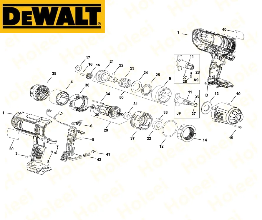 Переключатель Dewalt для DCF889 N414108 N414109 N414110 аксессуары электроинструмента Запчасти