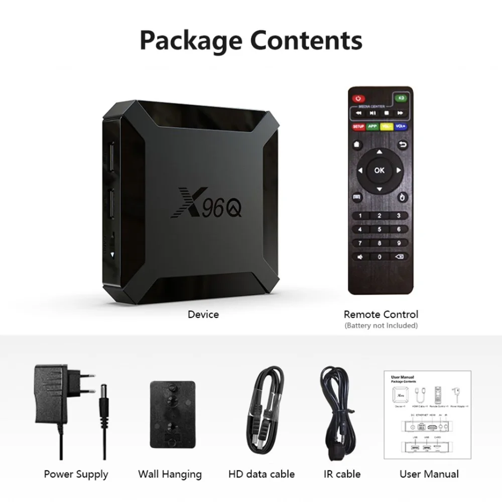ThundeaL X96Q Смарт ТВ коробка Android 10 0 Allwinner H313 4 ядра 2 Гб оперативной памяти 16