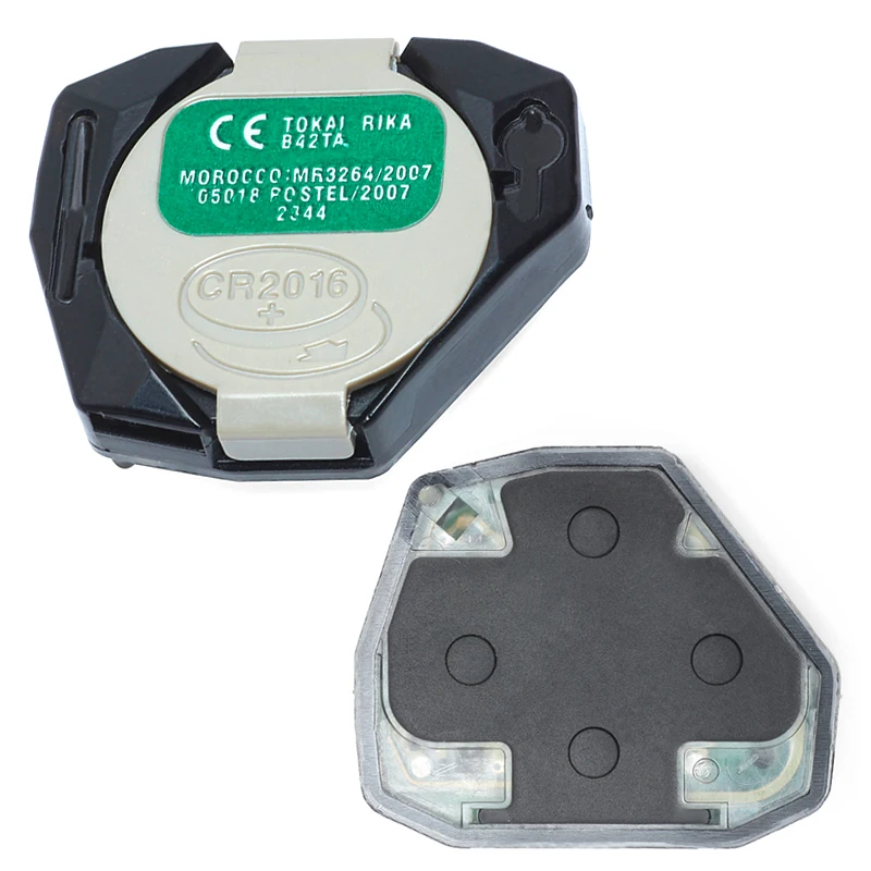 KEYECU 2-кнопочный телефон 433 МГц 4D67 чип для Toyota Yaris 2005 2006 2007 2008 2009 2010 2011 P/N: B42TA |