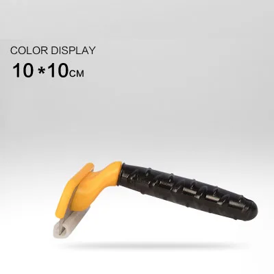Yellow L Горячая Распродажа расческа для удаления волос для домашних животных, кошек, собак, короткая щетка для средних волос, ручка, косметическая щетка, аксессуары, расческа для кошек, инструмент для ухода за шерстью - Цвет: Yellow L