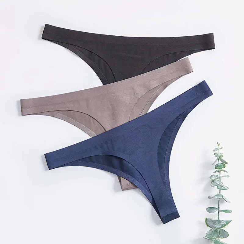 

Трусики-стринги женские из вискозы, бесшовные, M-XXL г