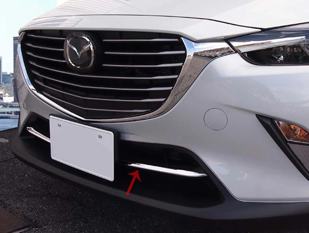 AITWATT для Mazda CX 3 CX3 2017 2018 2019 ABS Хром передний нижний бампер воздухозаборная решетка
