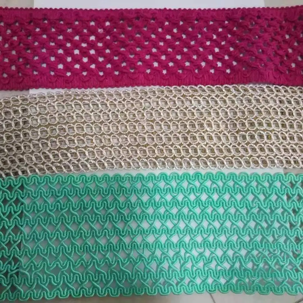 5 ярдов полый эластичный трикотаж кружева отделка ручной работы ремесла 6 см до 8 в