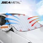 Уличный чехол на ветровое стекло, солнцезащитные чехлы от солнца, ветрозащитный водонепроницаемый чехол от льда и мороза, Магнитный чехол для автомобиля на переднее стекло