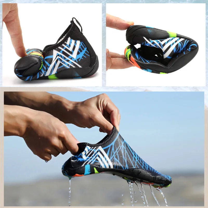 JACKSHIBO/унисекс акваобувь для мужчин и женщин пляжная обувь бассейна качественная
