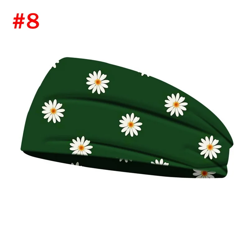 Женская широкая повязка для волос с цветочным принтом 2020| |