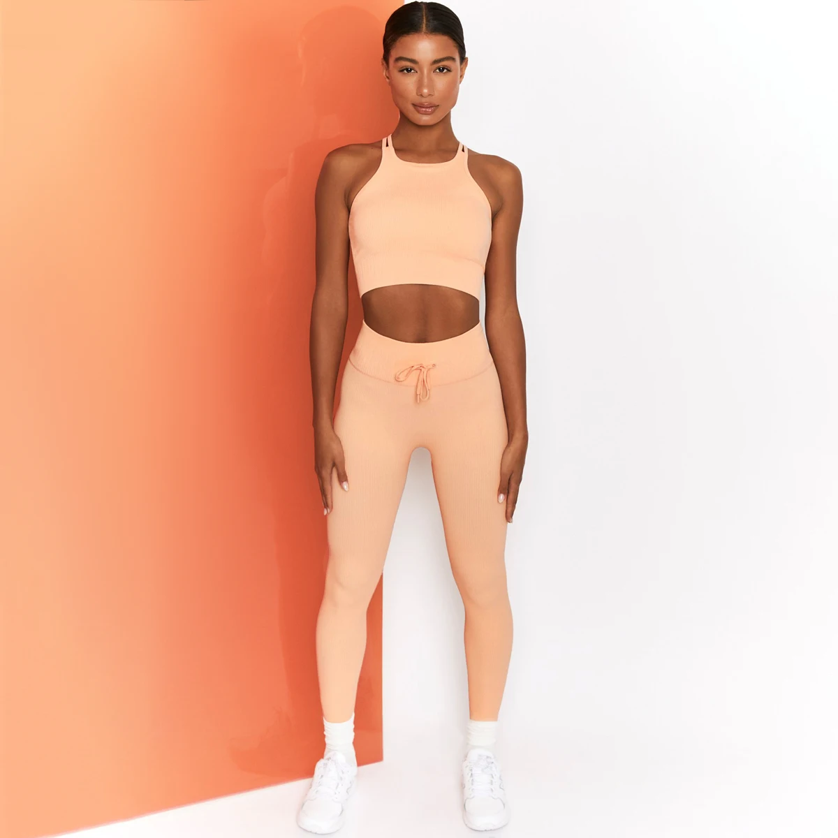 

Sportswear Suit Women Yoga Set Athletic Fitness Gym 2-Piece Bra