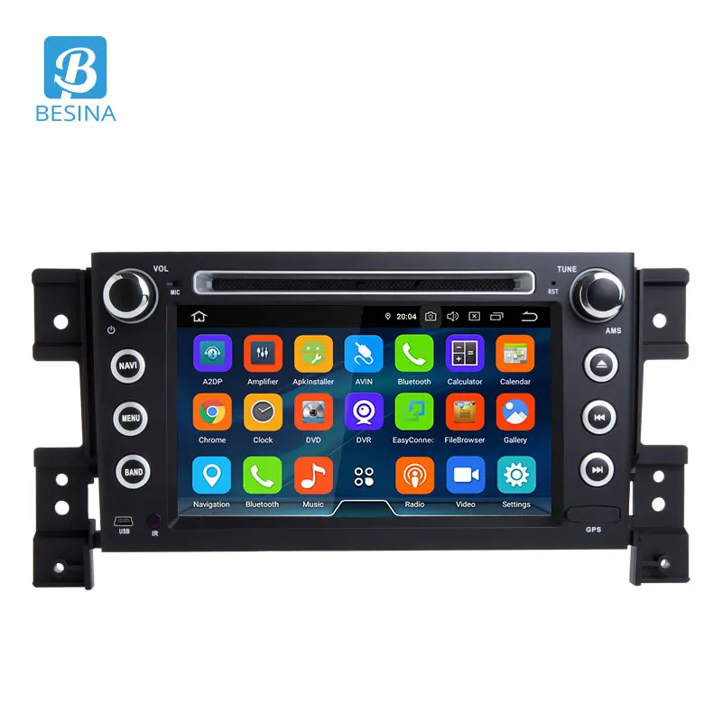Besina Android 10 0 автомобильный dvd-плеер для SUZUKI GRAND VITARA 2005-2012 Мультимедиа GPS навигация WIFI
