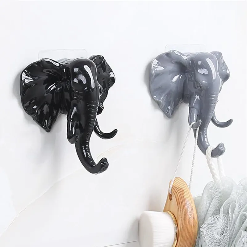 

Винтажные самоклеющиеся крючок в виде слона, одежда вешалка кепки Сумки из натуральной кожи стеллаж для хранения дверной крючок дома насте...