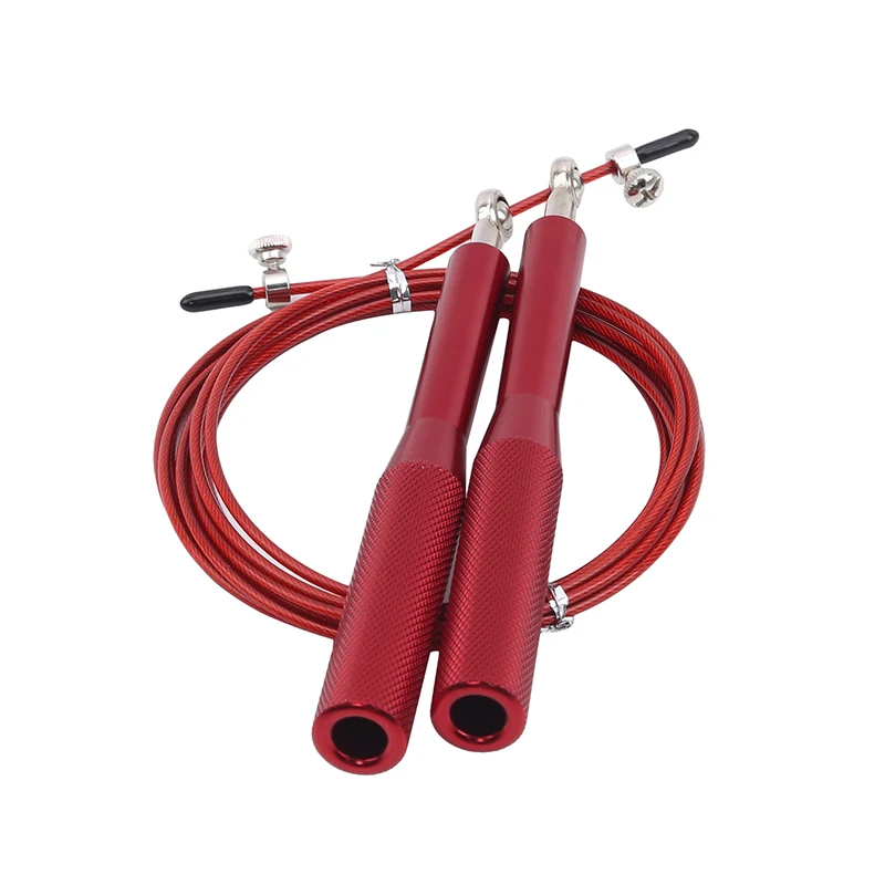Новый скакалка для фитнеса, упражнений, тренировок, легкий подшипник, металлические скоростные кроссфит-поводки, оборудование для тренировок в зале для взрослых и детей.