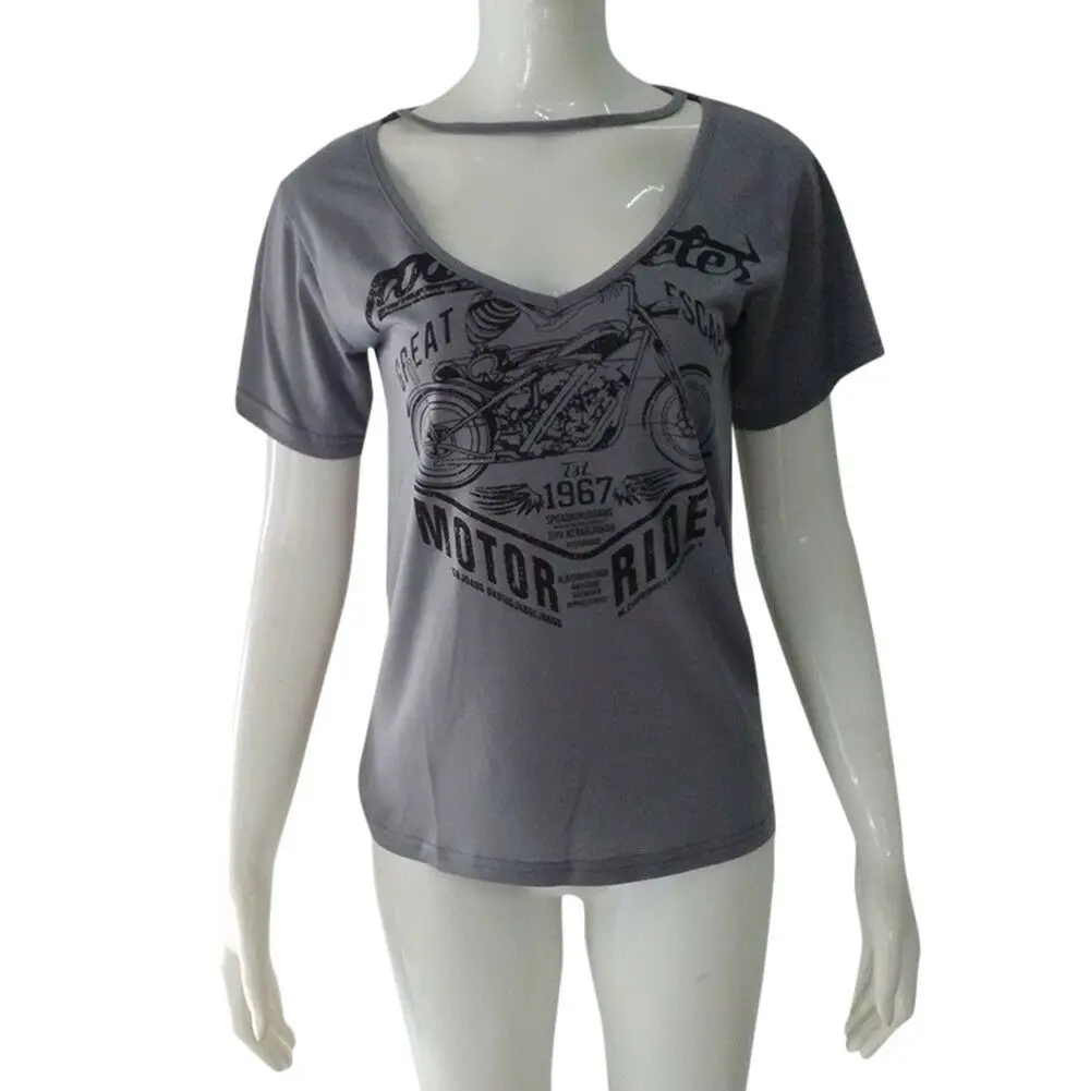 Женская блузка с коротким рукавом и V-образным вырезом | одежда