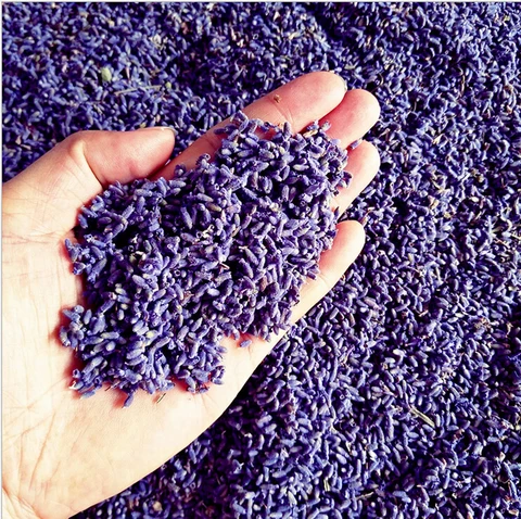 50 г/пакет настоящие натуральные фиолетовые сушеные цветы Лавандовые частицы подушки Лавандовые Цветочные мечки автомобильные пакетики Домашний аромат