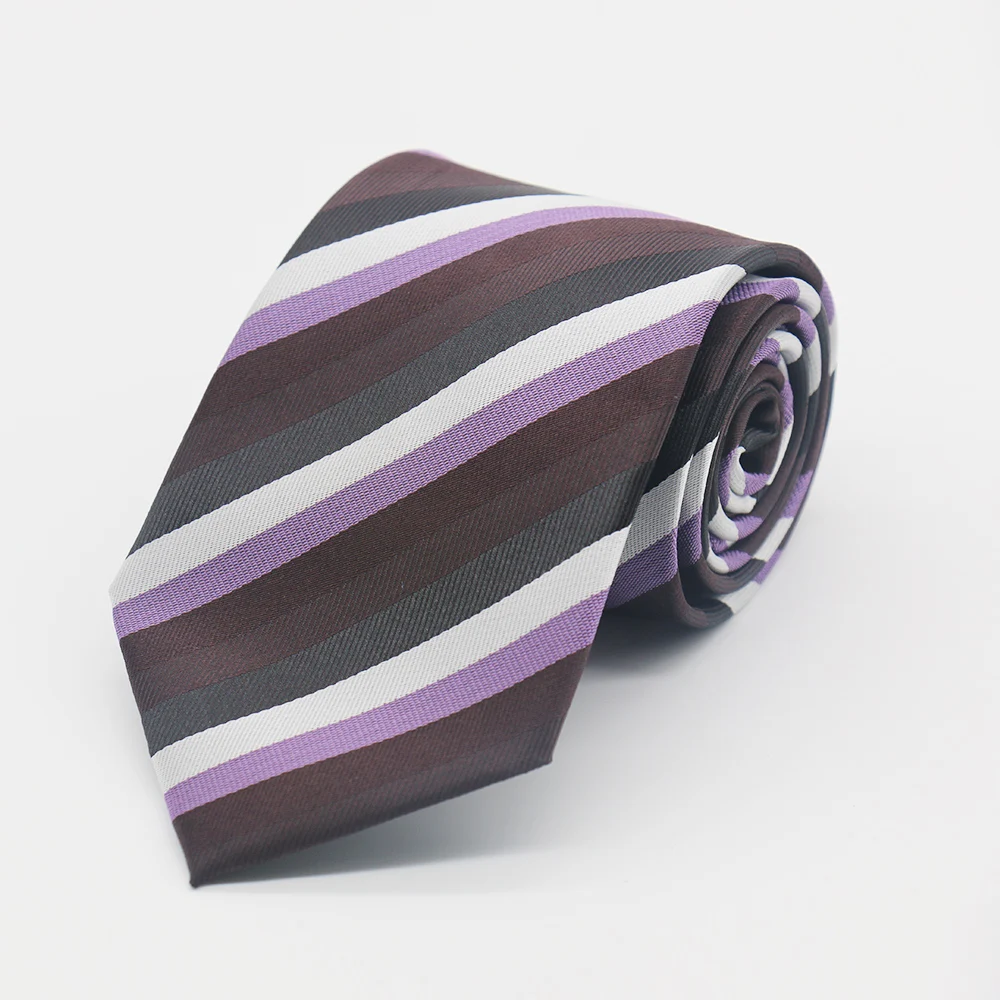 new fashion men's strip design polyester necktie |