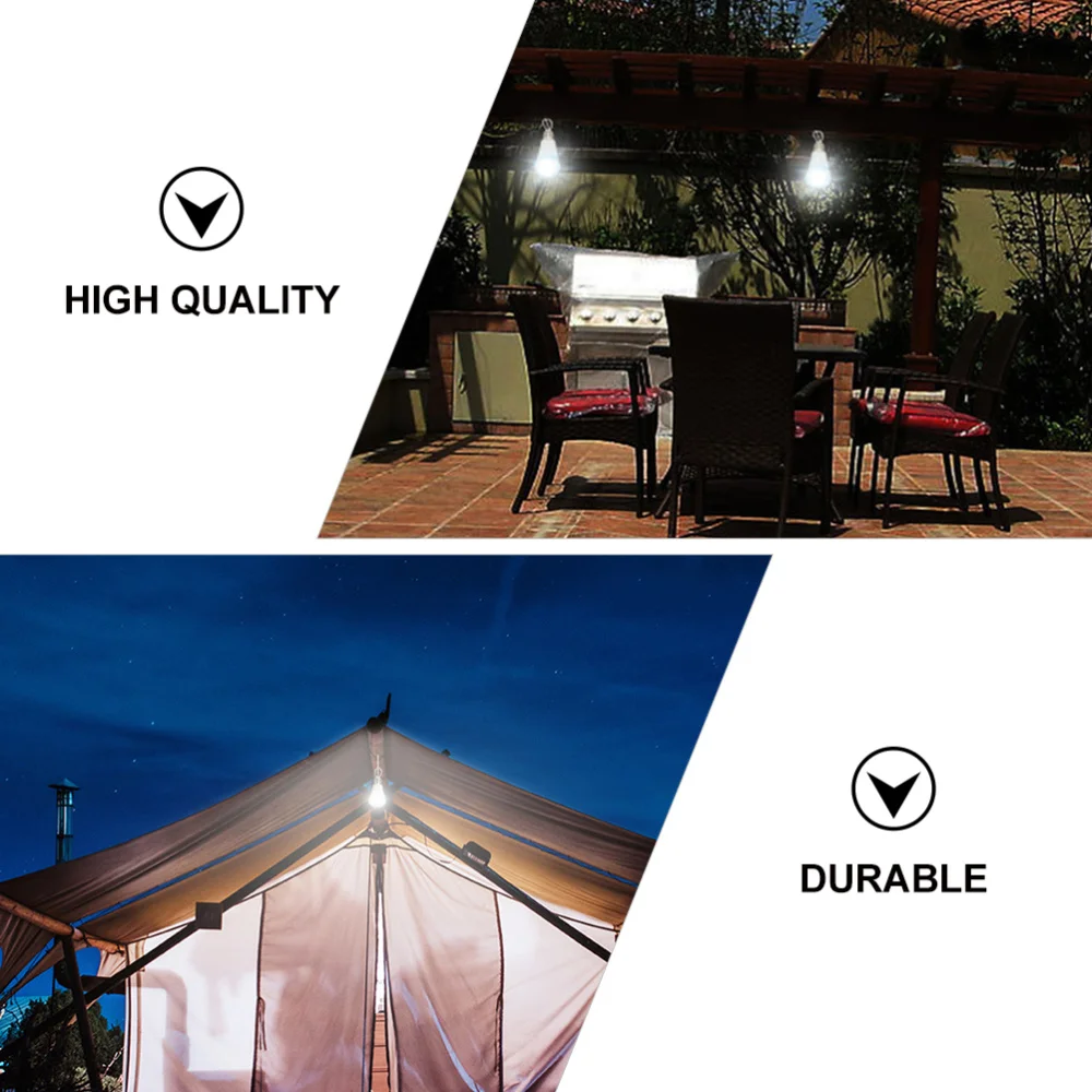 

1 Set Solar Powered Lamp Portable LED Bulb Light Solar Energy Panel LED Lighting