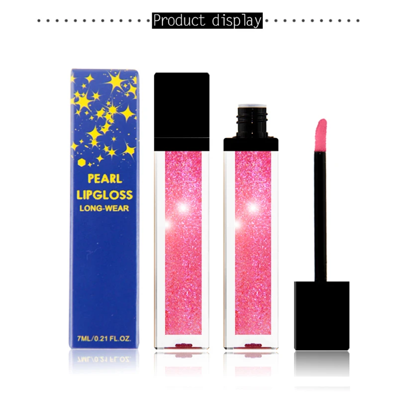 

11-color Lip Gloss Glitter Liquid Lipstick Sexy Lips Lasting Moist Lip Plumper Makeup Waterproof Sequins Shiny Lips Cosmetics