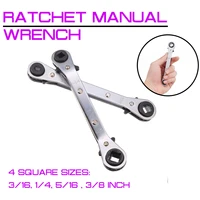 ratchet manual wrench air conditioning refrigeration valve 14 38 316 516 professional tools