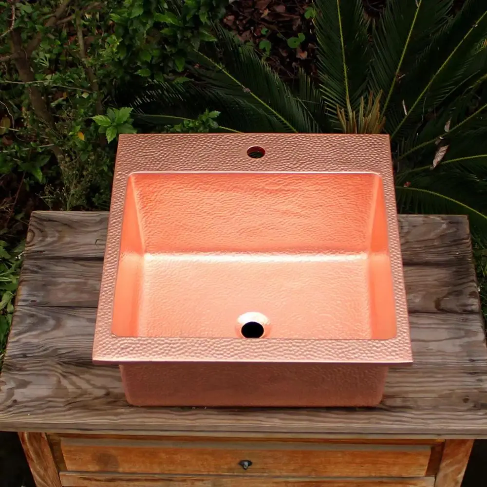 

Кухонная раковина с гладкой поверхностью канглер, полностью медная ручная работа, ручная работа, одна чаша, медная кухонная раковина