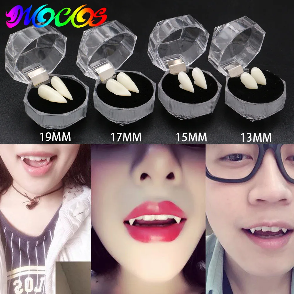 DIOCOS 10 шт./лот рассекающий демонов зубы Вампира Клыки протезы реквизит для косплея