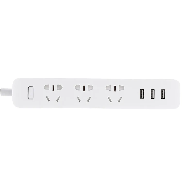 Оригинальная розетка питания для Xiaomi Mi портативная полоса адаптер с 3 USB портами