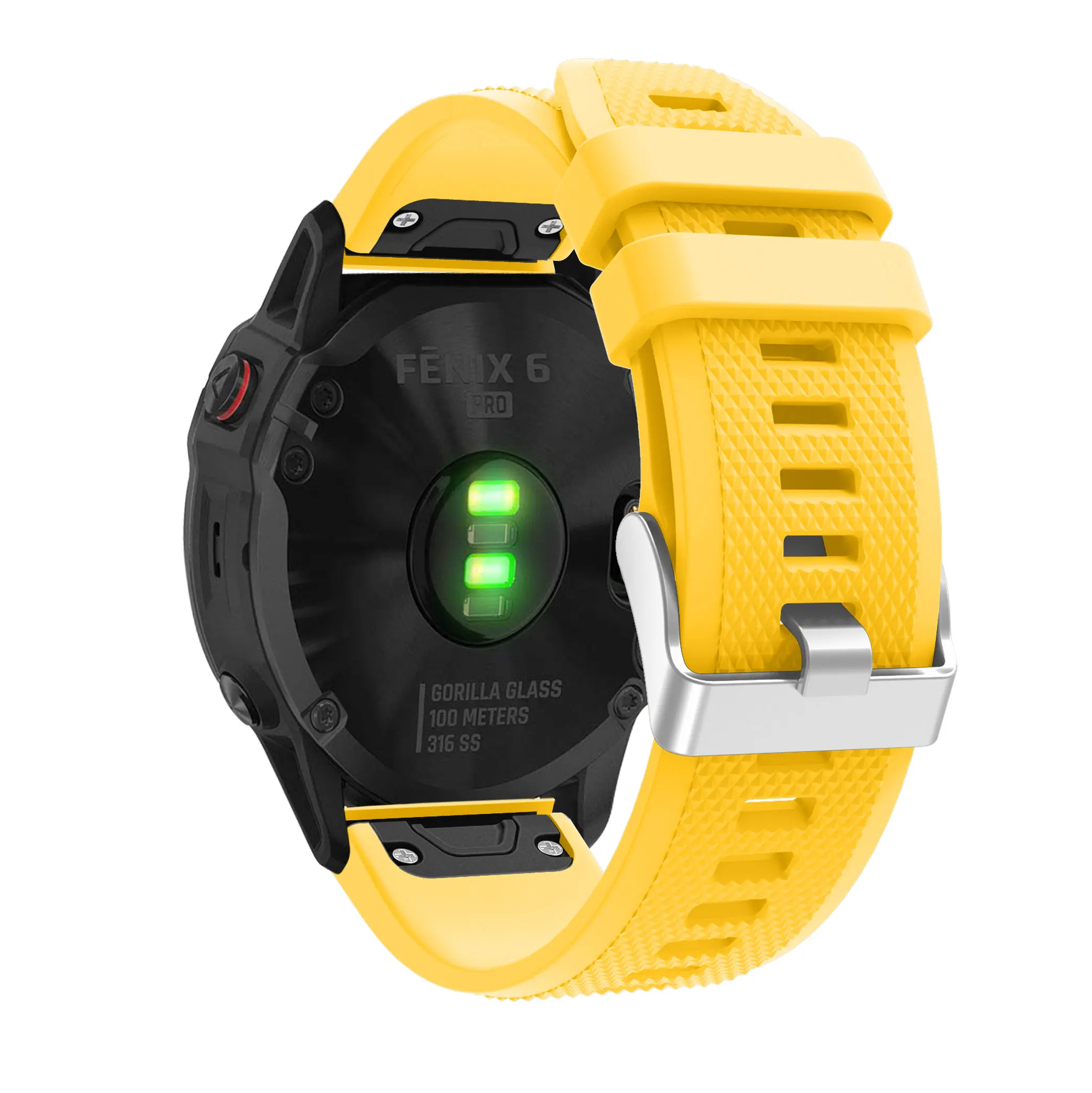 Силиконовый спортивный ремешок для часов Garmin Fenix 6 5 5Plus/Forerunner 935 945/Quatix умных