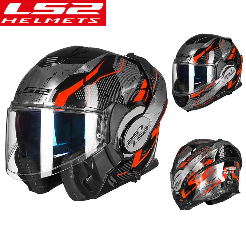 12 LS2 FF399 откидной мужской мото rcycle шлем модульный Мото Кросс Полный лицевой шлем Capacete ls2 casco moto ls2 шлем - Цвет: 12