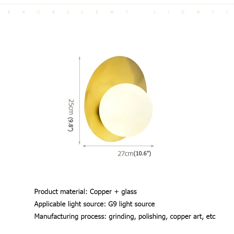 

AOSONG Modern Wall Lamps Copper Light Contemporary Creative New Design Indoor Decorative For Living Room Corridor Bedroom Hotel