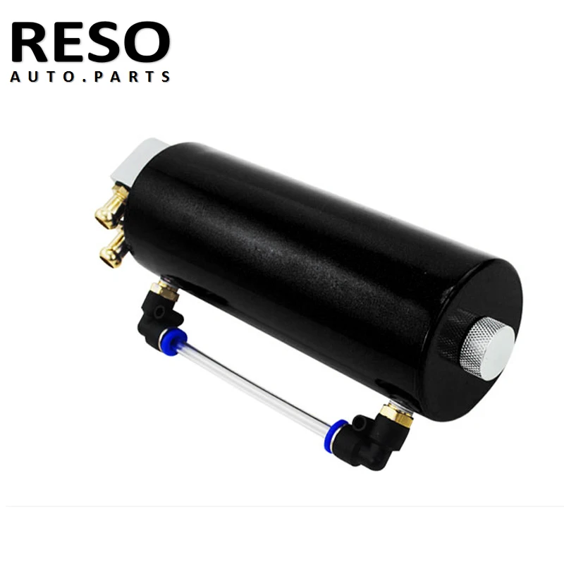 RESO 350ML алюминиевый гоночный маслоуловитель/круглый резервуар для турбо масла