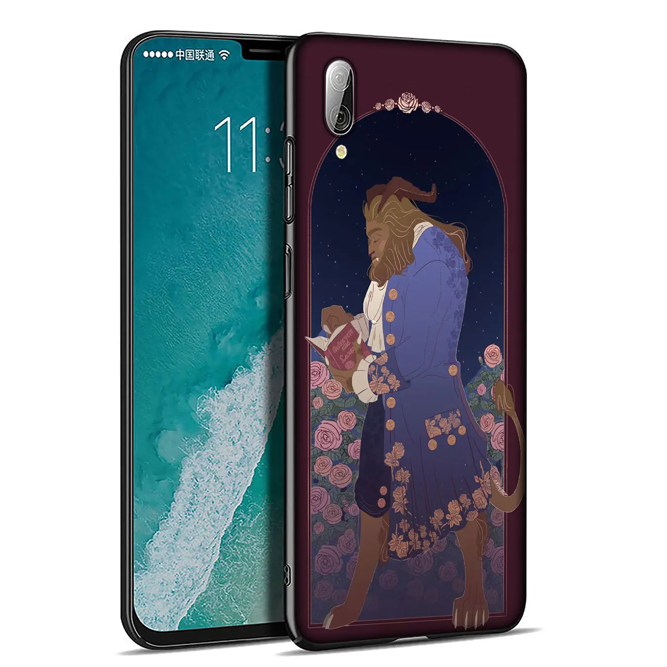 Мягкий силиконовый чехол с рисунком красавицы и зверя для телефона Xiaomi Redmi Note 8 8T 8A