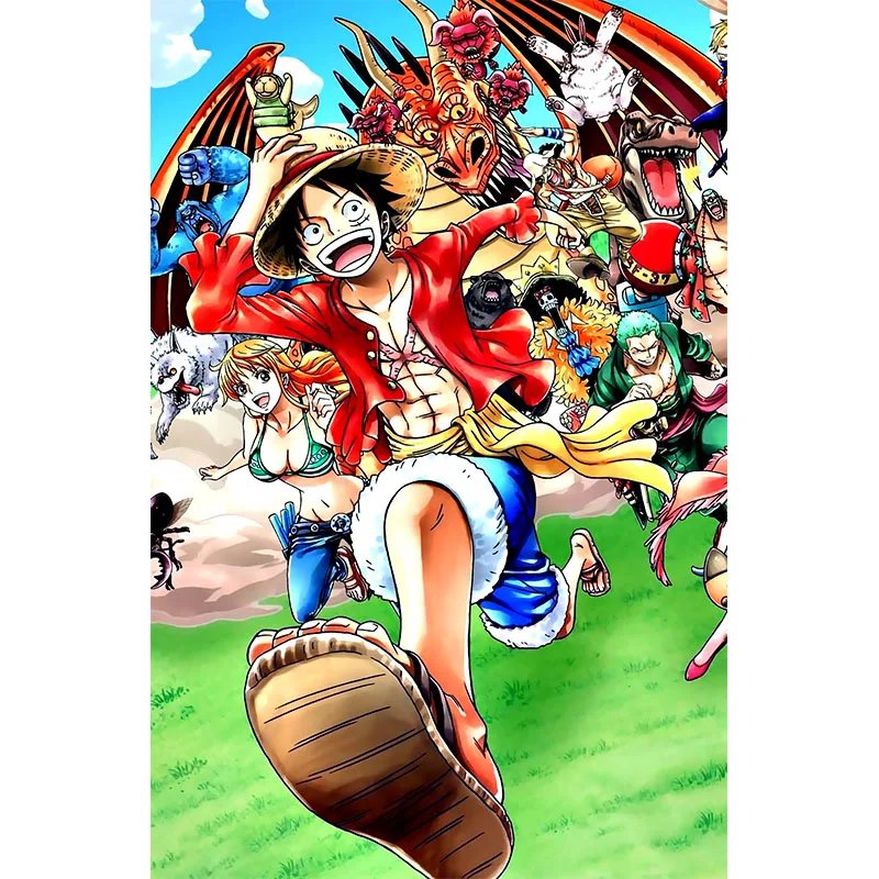 

Adult 1000/1500 pieces puzzle one piece Luffy puzzle adult decompression children puzzle gift decoration