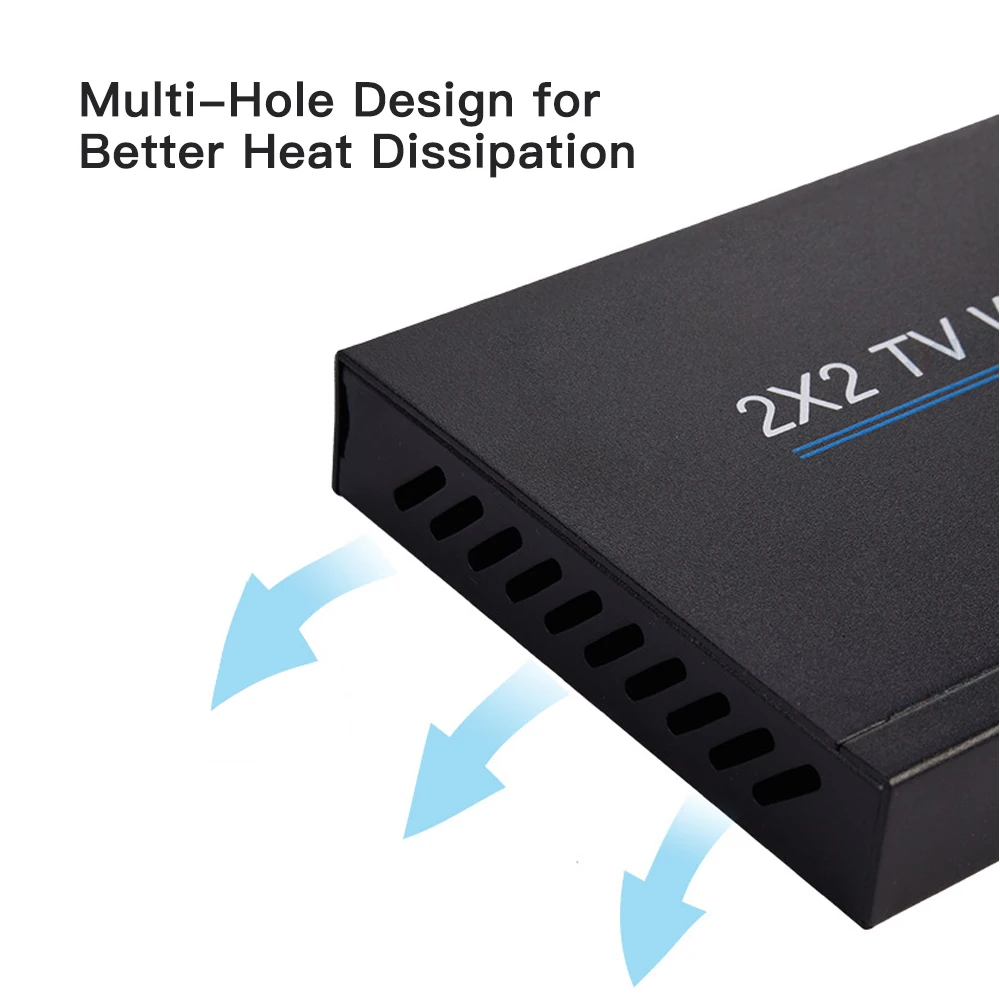 Настенный контроллер для ТВ 4 канала 2x2 1x4 4x1 HDMI DVI VGA USB видеопроцессор 1920*1080P 60 Гц