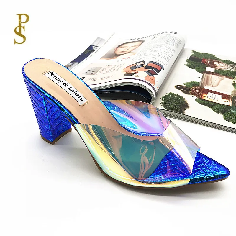 

Discoloration crystal high heels for women Women's shoes with pointed toes Dream shoes