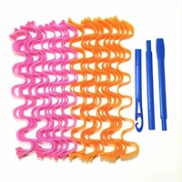 24pcs 50cm hair curler spiral curler no heat wave curler styling kit no heat damage suitable for most hair types