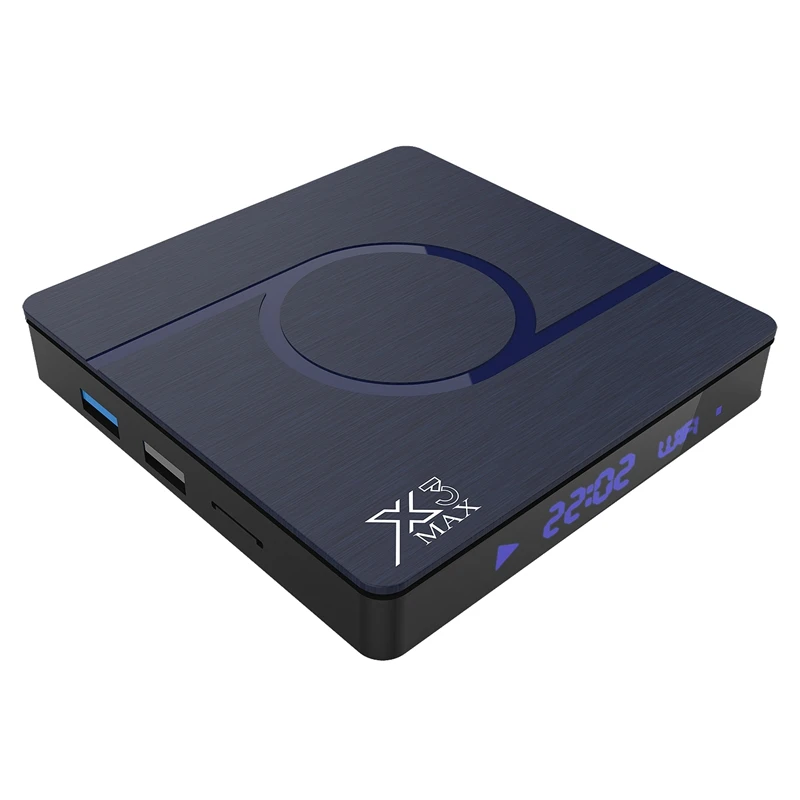 

X3 Max Tv Box Android 9.0 Amlogic S905X3 4Gb 32Gb Tv Box 8K 1080P Media Player Dual Wifi Netflix Player