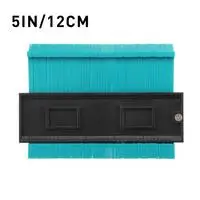 5 inch 12cm 12/14/25/50 см контур датчик Пластик профиль копия контур датчики стандартная древесина инструмент для маркировки в клеточку измерены в ненатянутом ламинат Плитки основные инструменты - Цвет: 5 inch 12cm